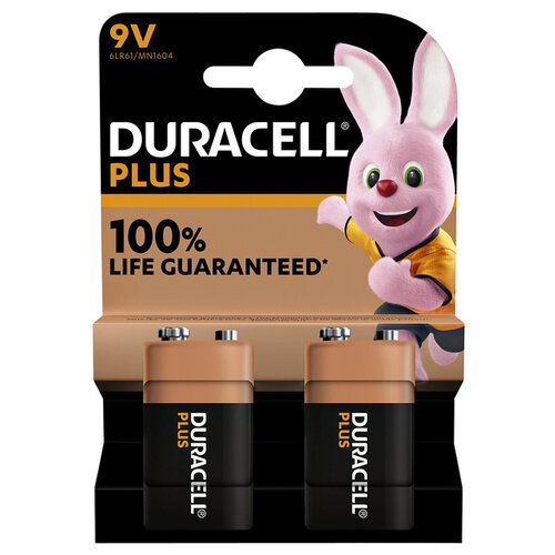 Duracell Batterij Duracell Plus 2x9Volt