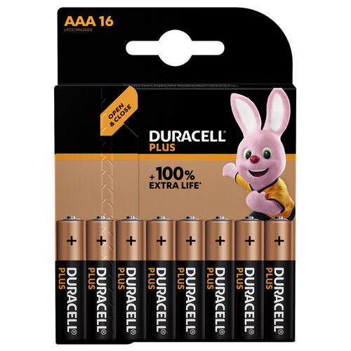 Duracell Batterij Duracell Plus 16xAAA