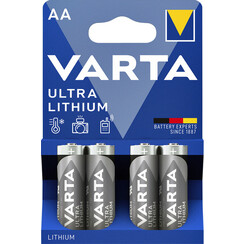 Batterij Varta Ultra lithium 4xAA