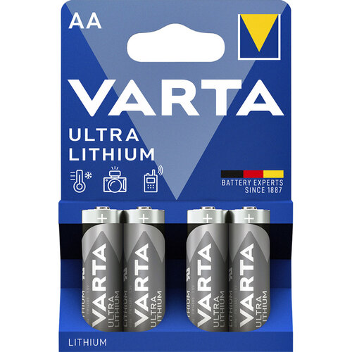 Varta Batterij Varta Ultra lithium 4xAA