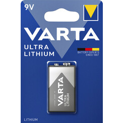 Batterij Varta Ultra lithium 9Volt