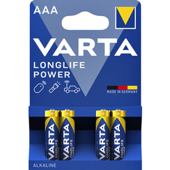 Batterij Varta Longlife Power 4xAAA