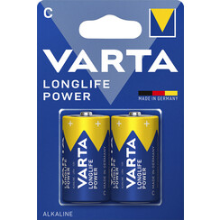 Batterij Varta Longlife Power 2xC