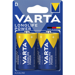 Batterij Varta Longlife Power 2xD