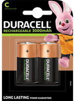 Duracell Pile rechargeable Duracell 2xC 3000mAh staycharged