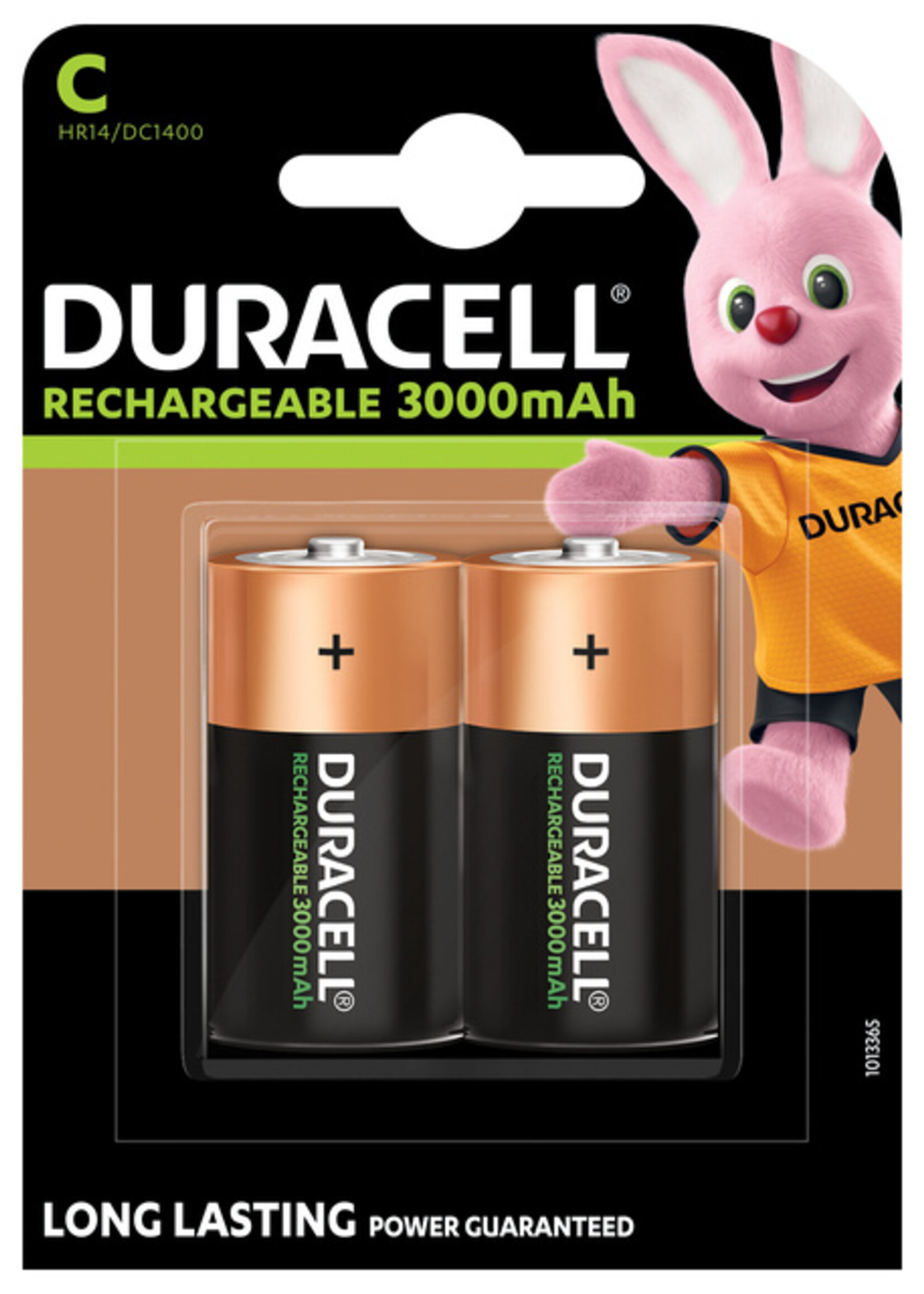 Duracell Pile rechargeable Duracell 2xC 3000mAh staycharged