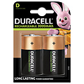 Duracell Batterij oplaadbaar Duracell 2xD 3000mAh Plus