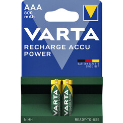 Pile rechargeable Varta 2xAAA 800mAh Ready To Use