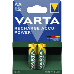 Pile rechargeable Varta 2xAA 2600mAh Ready To Use