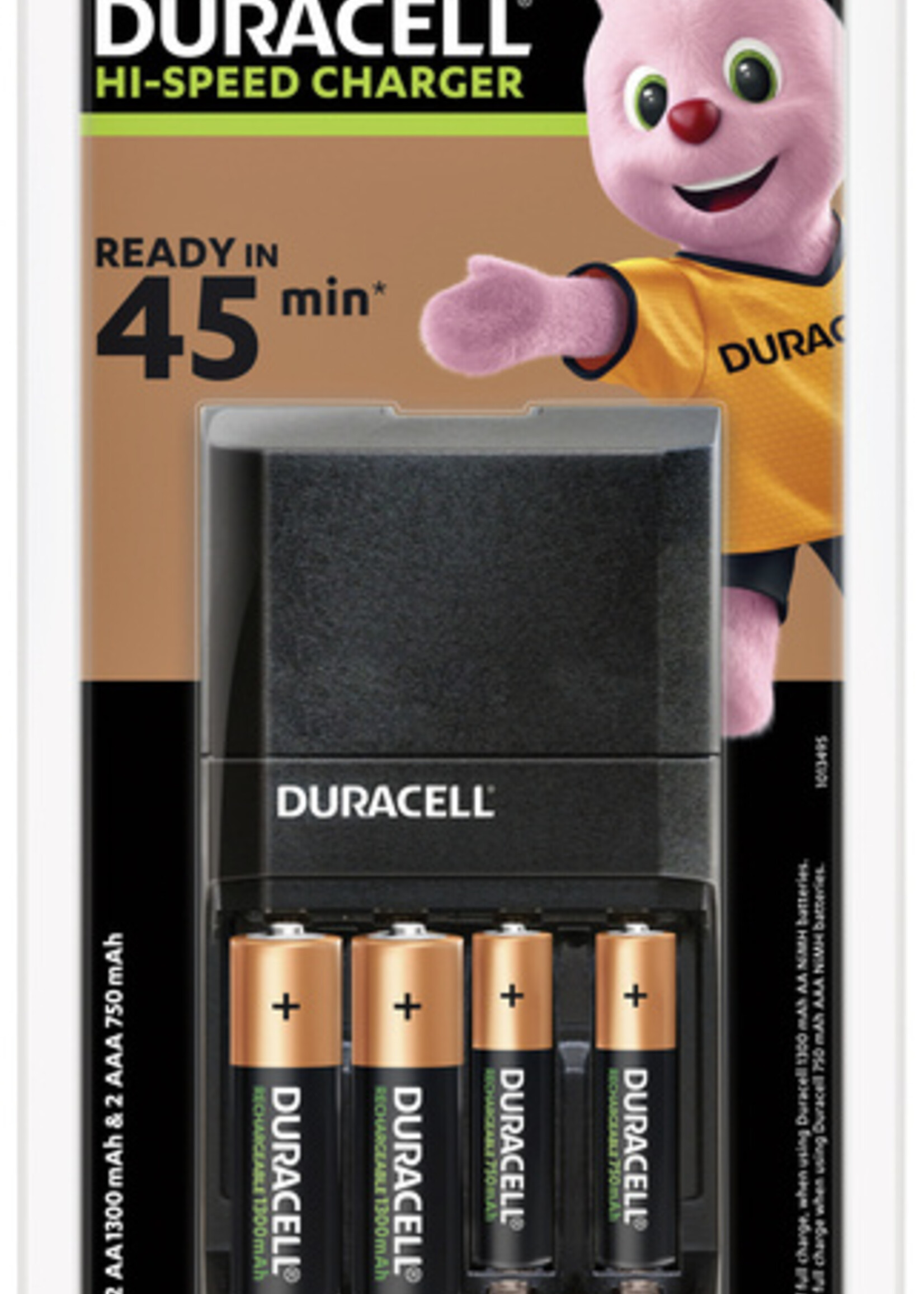 Duracell Batterij oplader Duracell CEF27 + 2xAA +2xAAA