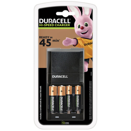 Duracell Batterij oplader Duracell CEF27 + 2xAA +2xAAA