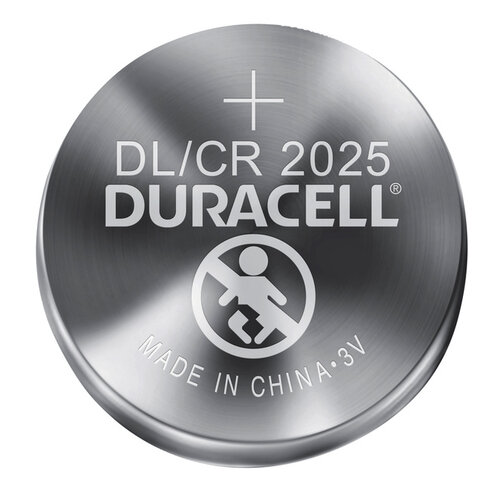 Duracell Pile bouton Duracell CR2025 lithium Ø20mm 3V-170mAh