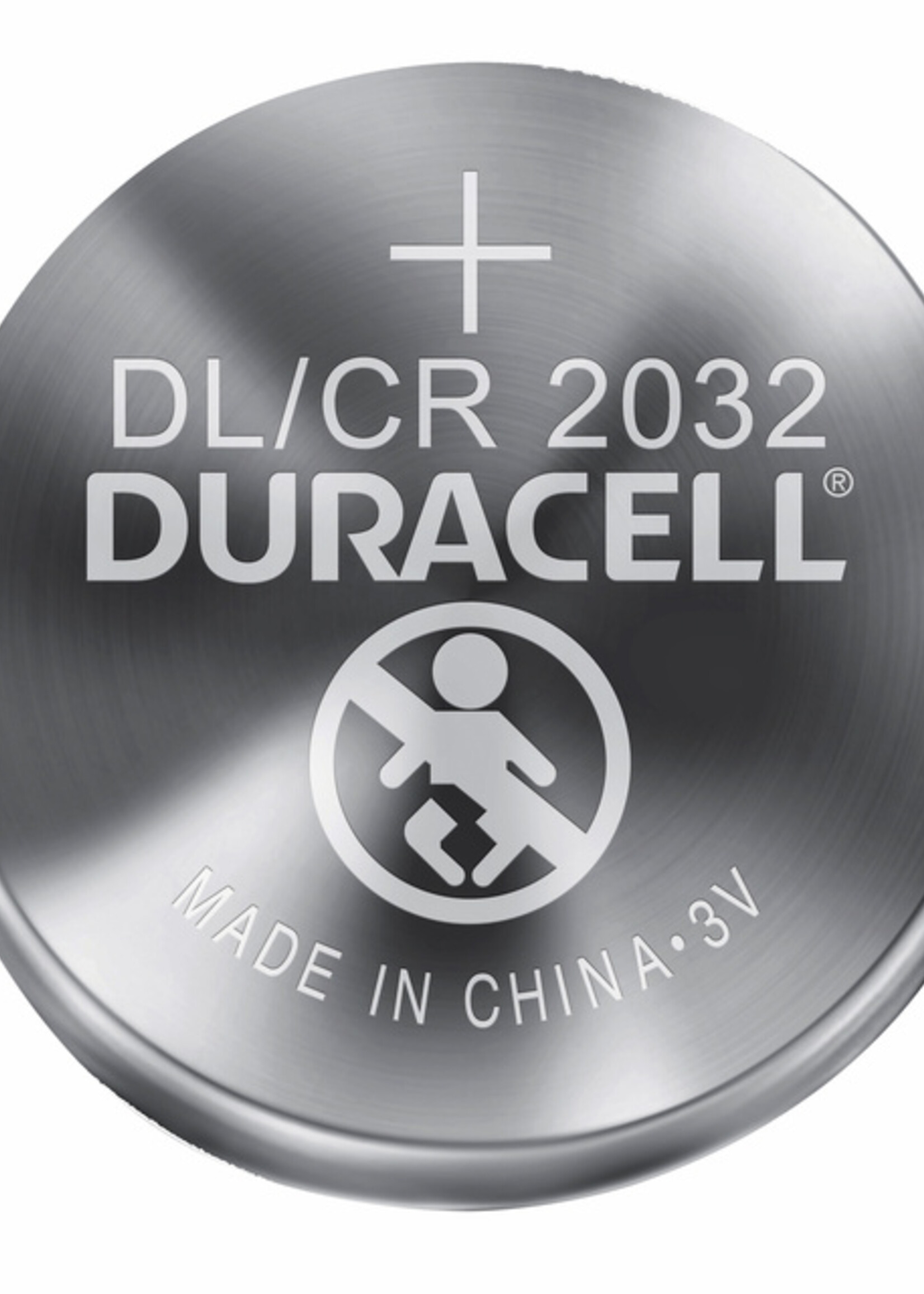Duracell Batterij Duracell knoopcel 2xCR2032 lithium Ø20mm 3V-180mAh