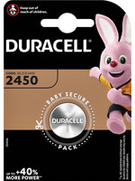 Duracell Batterij Duracell knoopcel 1xCR2450 lithium Ø24mm 3V-540mAh