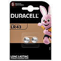 Duracell Pile bouton  Duracell LR43 alcaline Ø11,6mm 2 pièces