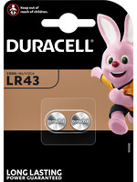 Duracell Pile bouton  Duracell LR43 alcaline Ø11,6mm 2 pièces