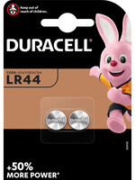 Duracell Pile bouton Duracell LR44 alcaline Ø11,6mm 2 pièces
