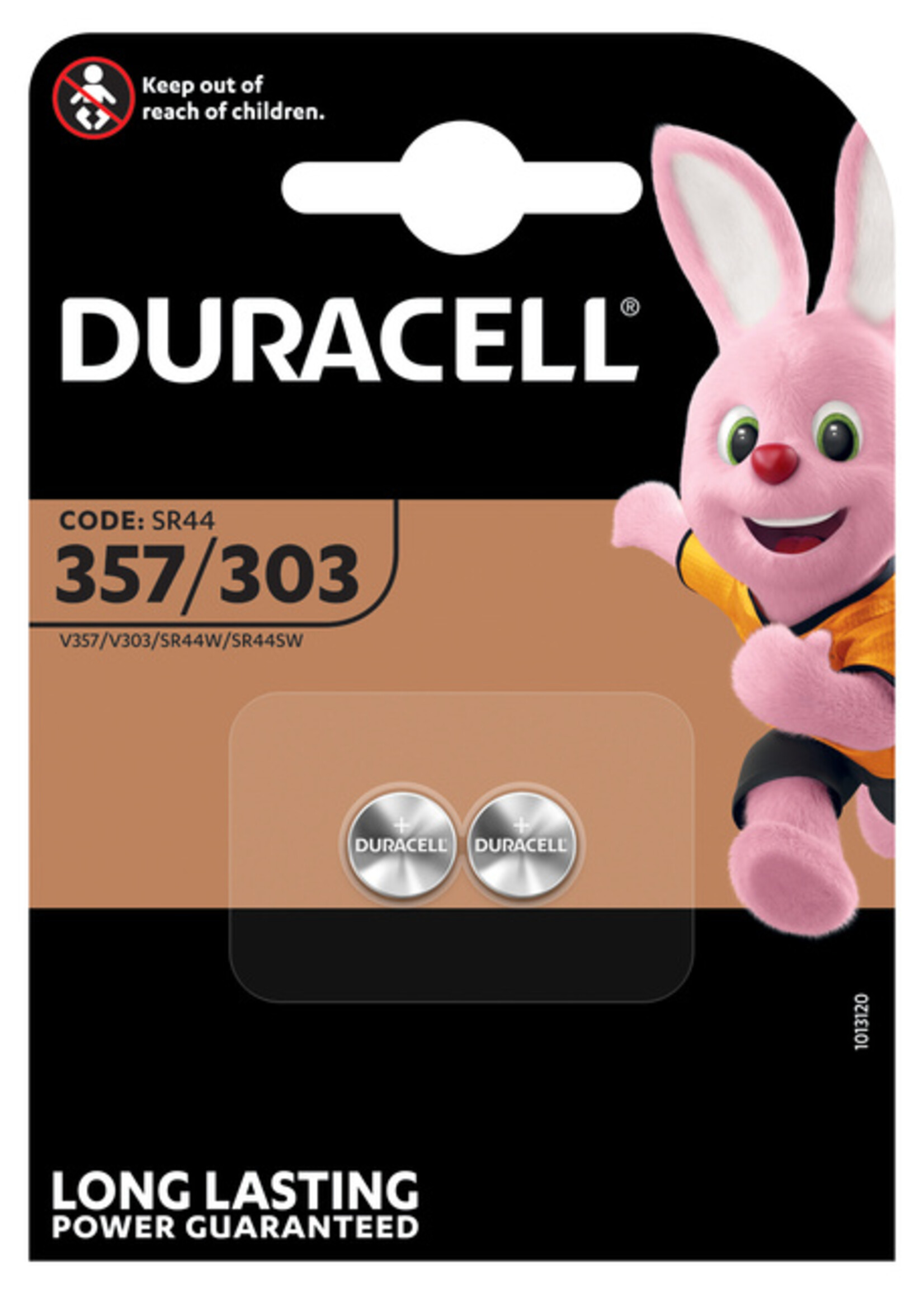 Duracell Pile bouton Duracell 357H oxyde d'argent Ø11,6mm 2pcs