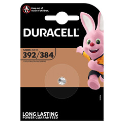 Pile bouton Duracell 392 alcaline Ø7,9mm 1,5V-45mAh