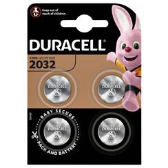 Pile bouton Duracell 4xCR2032 lithiun