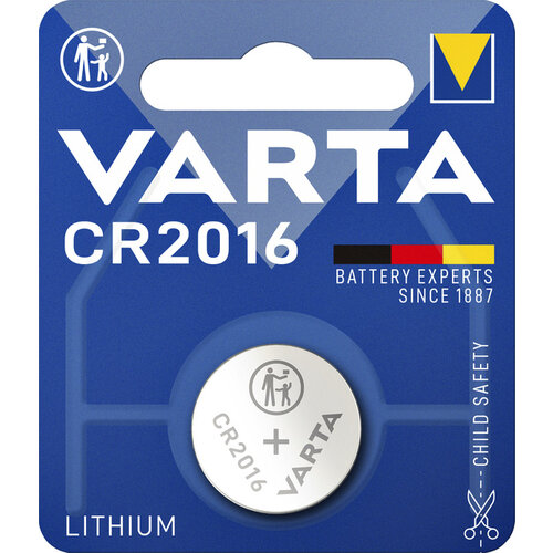 Varta Batterij Varta knoopcel CR2016 lithium blister à 1stuk