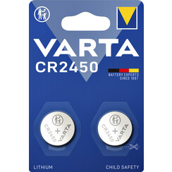 Batterij Varta knoopcel CR2450 lithium blister à 2stuk