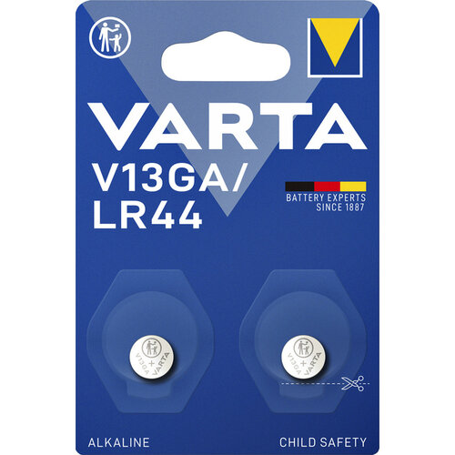 Varta Batterij Varta knoopcel V13GA alkaline blister à 2stuk