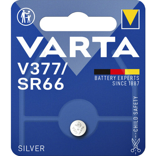 Varta Batterij Varta knoopcel V377 horloge blister à 1stuk