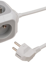 brennenstuhl Bloc multiprise Brennenstuhl ALEA 4 prises 2 USB 1,4m blanc H05VV-F 3G1,5 FR/BE