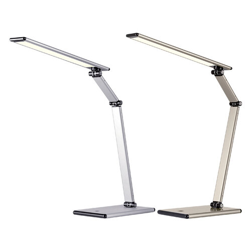 Hansa Bureaulamp Hansa led Slim zilvergrijs