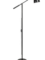 MAUL Vloerlamp MAUL Finja excl. LED lamp hg 138cm arm 30cm zwart