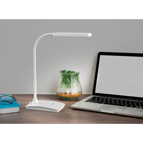 MAUL Bureaulamp MAUL Pearly LED voet dimbaar colour vario wit