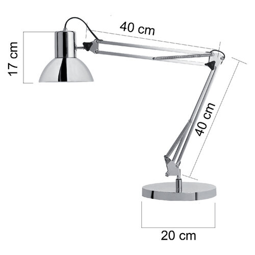 UNILUX Bureaulamp Unilux Success chroom