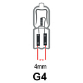 Integral Lampe LED Integral GU4 2700K blanc chaud 1,1W 100lumen