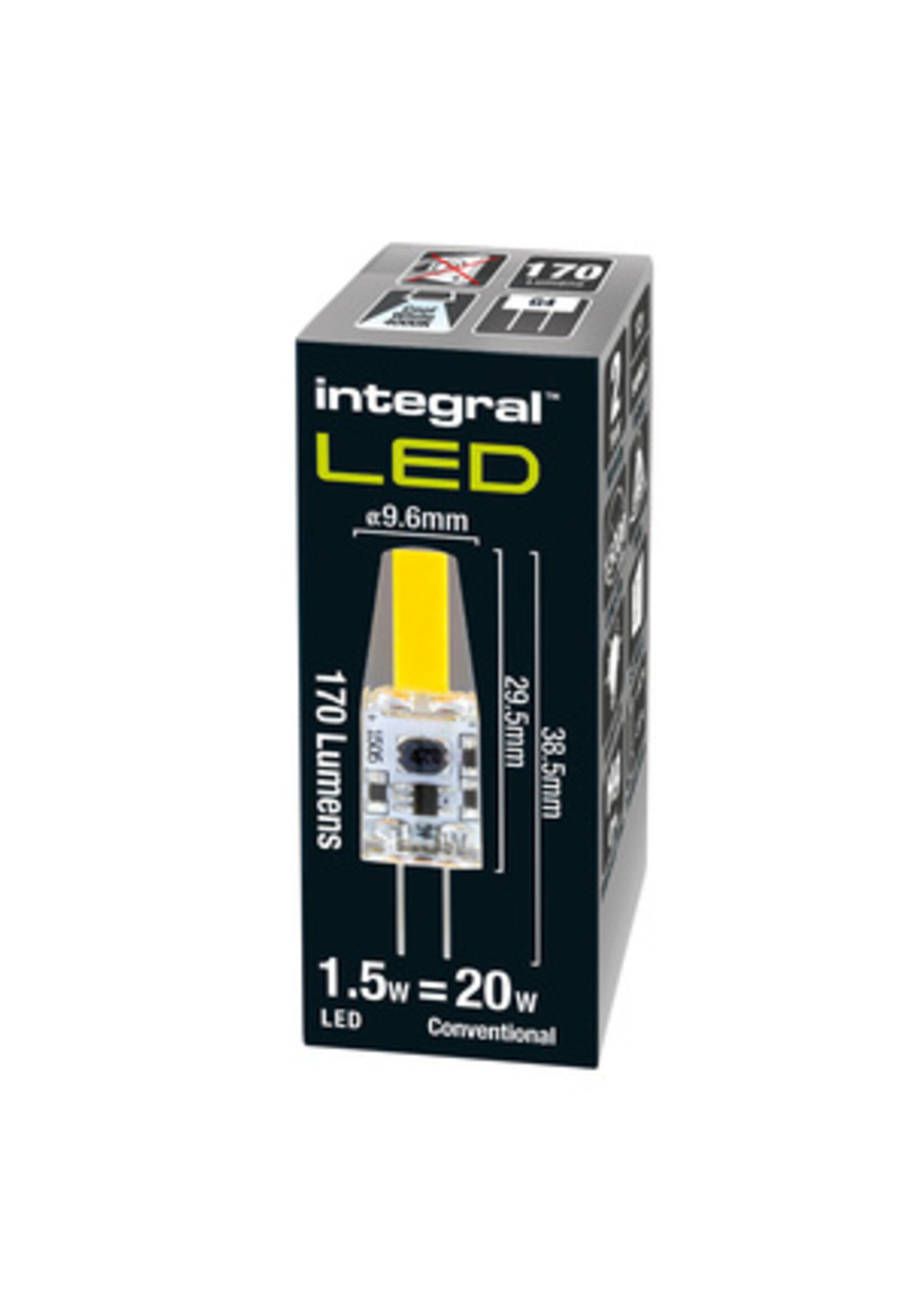 Integral Ledlamp Integral G4 4000K koel wit 1.5W 170lumen
