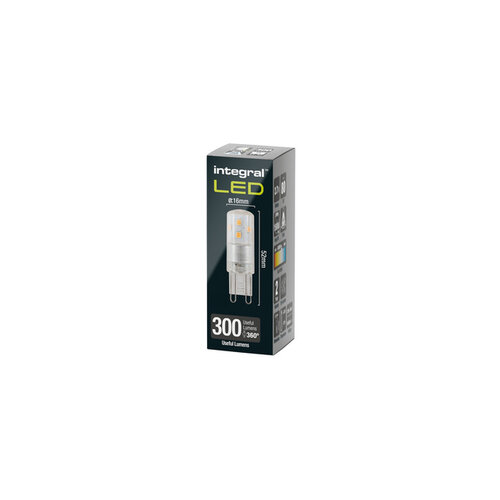 Integral Lampe LED Integral G9 4000K blanc froid 2,7W 300lumen