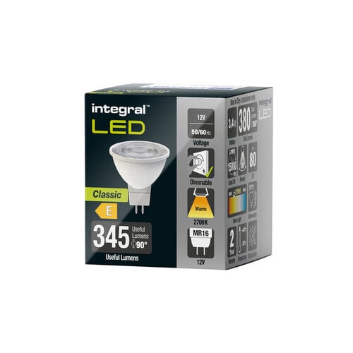 Integral Ledlamp Integral MR16 2700K warm wit 4.6W 380lumen