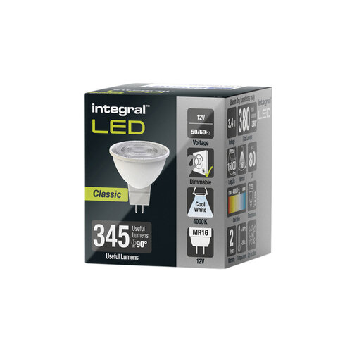 Integral Ledlamp Integral MR16 4000K koel wit 4.6W 420lumen