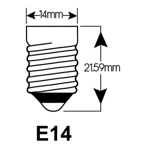 Integral LED integral E14 2W 2700k blanc chaud 250lumen