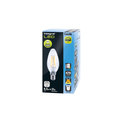 Integral Lampe LED Integral E14 4,5W 2700K blanc chaud 250 lumens