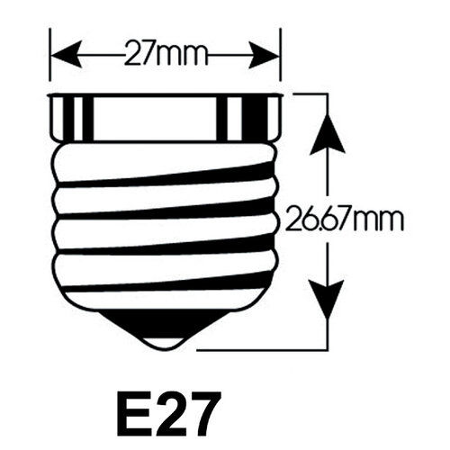 Integral Ledlamp Integral E27 2700K warm wit 2W 250lumen