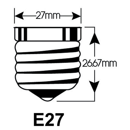 Integral Ledlamp Integral E27 2700K warm wit 4.5W 470lumen