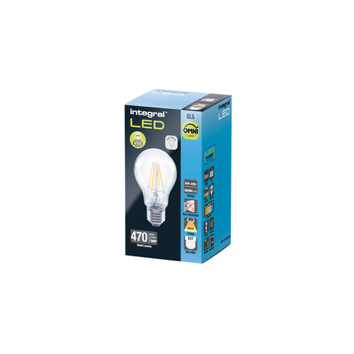 Integral Ampoule LED Integral E27 2700K blanc chaud 4,5W 470 lumen