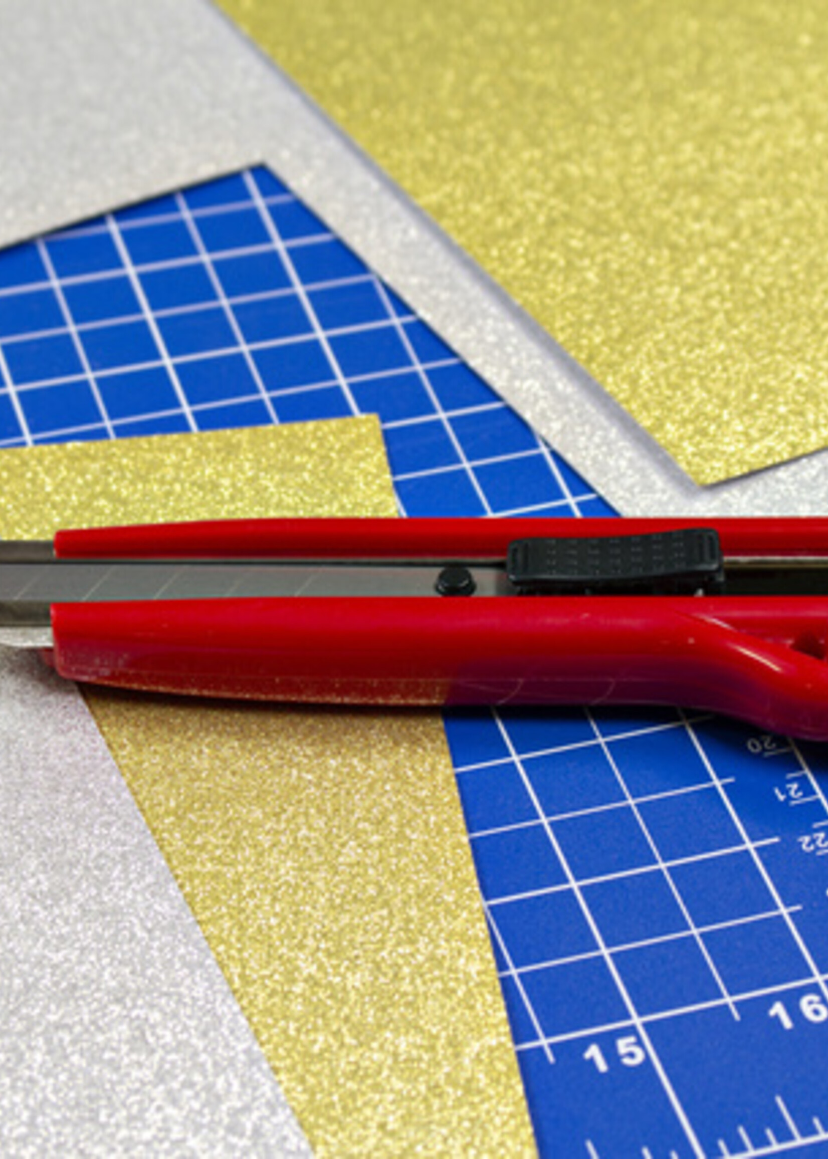 Westcott Snijmes Westcott premium 18mm met schuifsluiting rood