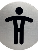Durable Infobord pictogram Durable 4905 wc heren rond 83Mm