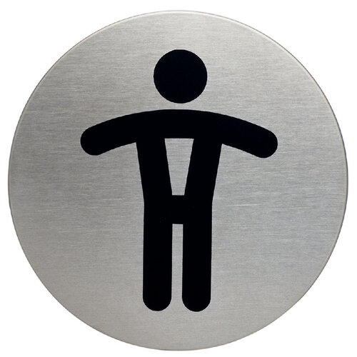 Durable Pictogramme Durable 4905 toilettes hommes rond 83mm