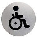 Durable Pictogramme Durable 4904 toilettes handicapés rond 83mm