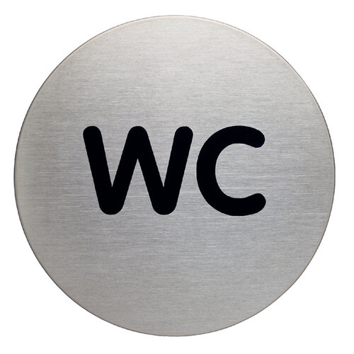 Durable Infobord pictogram Durable 4907 wc rond 83Mm