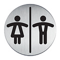 Durable Infobord pictogram Durable 4920 toileten D/H rond 83Mm