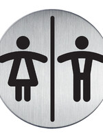 Durable Infobord pictogram Durable 4920 toileten D/H rond 83Mm